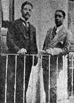 Ramón López Velarde y Enrique Fernández Ledesma
