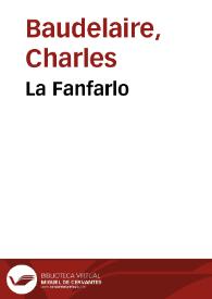 La Fanfarlo / Charles Baudelaire | Biblioteca Virtual Miguel de Cervantes