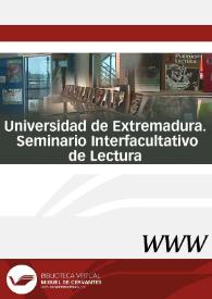 Universidad de Extremadura. Seminario Interfacultativo de Lectura