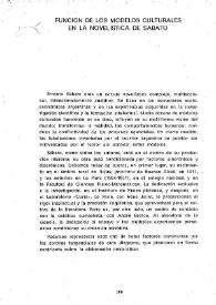 Función de los modelos culturales en la novelística de Sábato / Benito Varela Jácome | Biblioteca Virtual Miguel de Cervantes