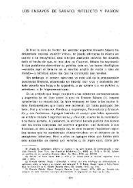 Los ensayos de Sábato: intelecto y pasión / Ángela Dellepiane | Biblioteca Virtual Miguel de Cervantes
