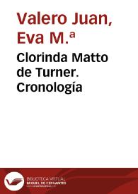 Clorinda Matto de Turner. Cronología | Biblioteca Virtual Miguel de Cervantes