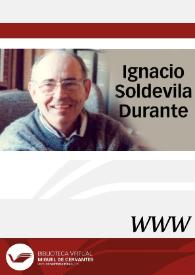 Ignacio Soldevila Durante / director, Javier Lluch Prats