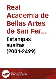 Estampas sueltas (2001-2499) | Biblioteca Virtual Miguel de Cervantes
