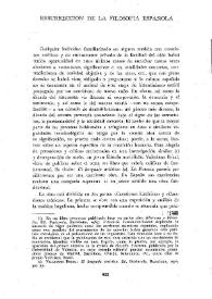 Resurrección de la Filosofía española / por Juan Carlos Curutchet | Biblioteca Virtual Miguel de Cervantes