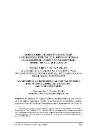 Modularidad e hipertextualidad: análisis descriptivo de algunas portadas de "El Diario El Austral de La Araucanía" desde 1916 a la actualidad / Luis Nitrihual Valdebenito... [et.al.] | Biblioteca Virtual Miguel de Cervantes