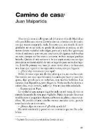 Camino de casa / Juan Malpartida | Biblioteca Virtual Miguel de Cervantes