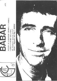 Babar : revista de literatura infantil y juvenil. Núm. 11, junio 1992 | Biblioteca Virtual Miguel de Cervantes