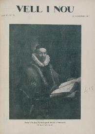 Vell i nou : revista mensual d'art. Any III, 1917, núm. 55 (15 novembre 1917) | Biblioteca Virtual Miguel de Cervantes