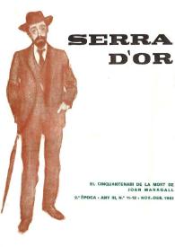 Serra d'Or. Any III, núm. 11-12, novembre-desembre 1961 | Biblioteca Virtual Miguel de Cervantes
