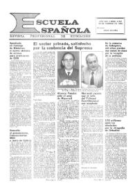 Escuela española. Año XLV, núm. 2757, 28 de febrero de 1985