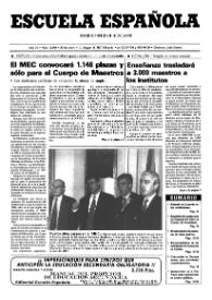 Escuela española. Año LV, núm. 3219, 26 de enero de 1995
