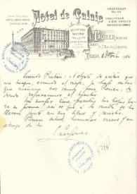 Carta de Lugones, Leopoldo | Biblioteca Virtual Miguel de Cervantes