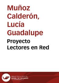 Proyecto Lectores en Red | Biblioteca Virtual Miguel de Cervantes