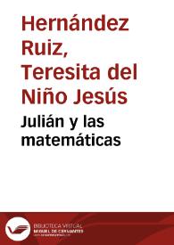 Julián y las matemáticas | Biblioteca Virtual Miguel de Cervantes