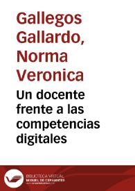Un docente frente a las competencias digitales | Biblioteca Virtual Miguel de Cervantes