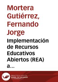 Implementación de Recursos Educativos Abiertos (REA) a través del portal TEMOA (Knowledge Hub) del Tecnológico de Monterrey, México | Biblioteca Virtual Miguel de Cervantes