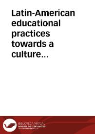 Latin-American educational practices towards a culture of openness in education | Biblioteca Virtual Miguel de Cervantes