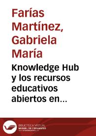 Knowledge Hub y los recursos educativos abiertos en Contaduría | Biblioteca Virtual Miguel de Cervantes