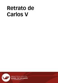 Retrato de Carlos V | Biblioteca Virtual Miguel de Cervantes