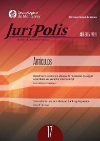 Jurípolis. Vol. 4, núm. 17, julio-diciembre 2015 | Biblioteca Virtual Miguel de Cervantes