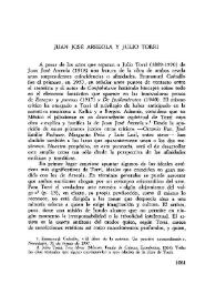 Juan José Arreola y Julio Torri / Serge I. Zaïtzeff | Biblioteca Virtual Miguel de Cervantes