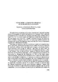 Notas sobre la presencia española en el modernismo brasileño / María de la Concepción Piñero Valverde | Biblioteca Virtual Miguel de Cervantes