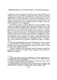  Modernismo, noventiocho, subdesarrollo  / Roberto Fernández Retamar | Biblioteca Virtual Miguel de Cervantes