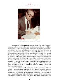 Jordi Arbonès i Montull (Barcelona, 1929 - Buenos Aires, 2001) [Semblanza] / Marcela Lucci  | Biblioteca Virtual Miguel de Cervantes