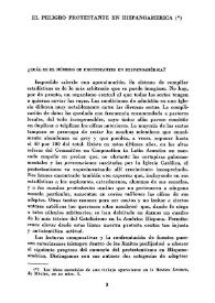 El peligro protestante en Hispanoamérica / P. C.  | Biblioteca Virtual Miguel de Cervantes