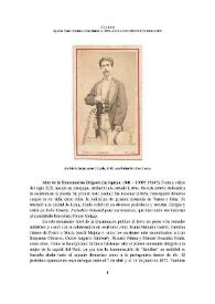 More information Abel de la Encarnación Delgado (Arequipa, 1841 – 1909? 1914?) [Semblanza] / Agustín Prado Alvarado