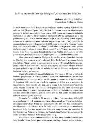 La Fe de bautismo de "Inés hija de la iglesia" de Sor Juana | Biblioteca Virtual Miguel de Cervantes