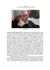 Felipe Garrido (Guadalajara, 1942- ) [Semblanza] / Tomás Granados Salinas
 | Biblioteca Virtual Miguel de Cervantes