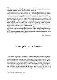 La utopía de la historia / Juan Malpartida | Biblioteca Virtual Miguel de Cervantes