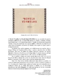 A Novela Vermelha [La Novela Roja] (1921-1922) [Semblanza] / António Baião | Biblioteca Virtual Miguel de Cervantes