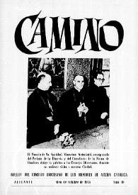 Camino: Boletín del Consejo Diocesano de los Hombres de Acción Católica. Núm. 10, octubre de 1955 | Biblioteca Virtual Miguel de Cervantes