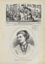 El Álbum de la Mujer : Periódico Ilustrado. Año 1, tomo 1, núm. 5, 7 de octubre de 1883 | Biblioteca Virtual Miguel de Cervantes