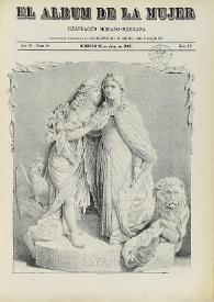 El Álbum de la Mujer : Periódico Ilustrado. Año 3, tomo 4, núm. 17, 26 de abril de 1885 | Biblioteca Virtual Miguel de Cervantes