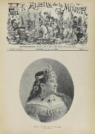 El Álbum de la Mujer : Periódico Ilustrado. Año 3, tomo 5, núm. 3, 19 de julio de 1885 | Biblioteca Virtual Miguel de Cervantes