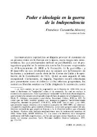 Poder e ideología en la guerra de la Independencia / Francisco Carantoña Álvarez | Biblioteca Virtual Miguel de Cervantes
