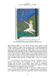 Olga Cartonera [Editorial] (2012-  ) [Semblanza] / Ksenija Bilbija | Biblioteca Virtual Miguel de Cervantes