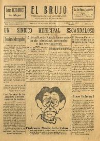 El Brujo. Trisemanario de información, combate y humorismo. Núm. 9, 21 de mayo de 1929 | Biblioteca Virtual Miguel de Cervantes
