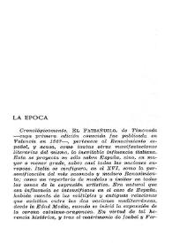 Introducción a Juan de Timoneda, "El Patrañuelo" / Mariano Baquero Goyanes | Biblioteca Virtual Miguel de Cervantes