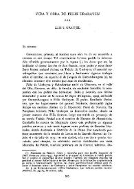 Vida y obra de Félix Urabayen / por Luis S. Granjel | Biblioteca Virtual Miguel de Cervantes