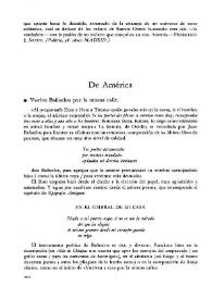 Cuadernos Hispanoamericanos, núm. 418 (abril 1985). De América / Mario Paoletti | Biblioteca Virtual Miguel de Cervantes