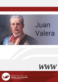 Juan Valera / dirección Enrique Rubio Cremades | Biblioteca Virtual Miguel de Cervantes