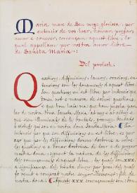 Libre de Santa Maria / Ramon Llull | Biblioteca Virtual Miguel de Cervantes