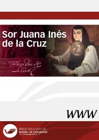 Sor Juana Inés de la Cruz / dirección Margo Glantz | Biblioteca Virtual Miguel de Cervantes