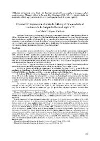 El comercio hispano con el norte de África y el Oriente desde el comienzo de la Antigüedad hasta el siglo VIII / José María Blázquez Martínez | Biblioteca Virtual Miguel de Cervantes