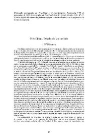 Prisciliano. Estado de la cuestión / José María Blázquez Martínez | Biblioteca Virtual Miguel de Cervantes